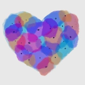 Large cells heart - this is normal skin cells 
4 inch cells - Perfect for quilting for making COASTERS.

Cells from the human body prints are also available. 
Cytology,  pathology,  histology,  teaching and learning guide.  Use it on any science proje