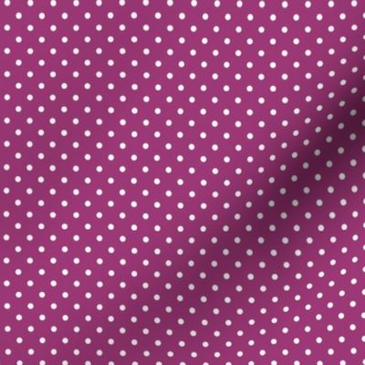 19 Berry- Polka Dots- 1/8 inch- Petal Solids Coordinate- Magenta Pink Wallpaper- Magenta- Bright Pink- Dark Pink- Valentines Day- Barbiecore