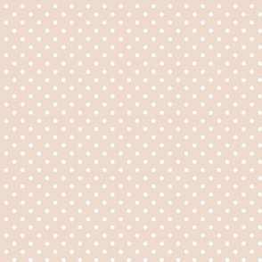 22 Blush- Polka Dots- 1/8 inch- Petal Solids Coordinate- Neutral Nursery Wallpaper- Pastel Blush Pink- Soft Blush- Valentines Day- Spring