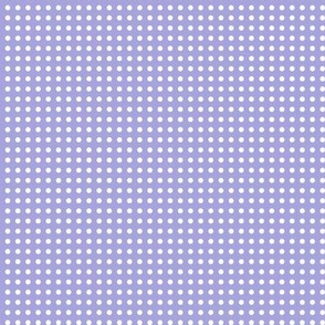 26 Lilac- Polka Dots on Grid- 1/8 inch- Petal Solids Coordinate- Nursery Wallpaper- Pastel Purple- Lavender- Periwinkle- Pastel Halloween
