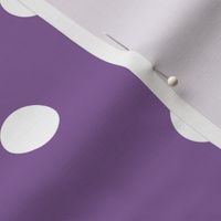 27 Orchid- Polka Dots- 1 inch- Dark- Petal Solids Coordinate- Purple Wallpaper- Purple- Violet- Lavender- Pastel Halloween