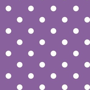 27 Orchid- Polka Dots- 1/2 inch- Dark- Petal Solids Coordinate- Purple Wallpaper- Purple- Violet- Lavender- Pastel Halloween