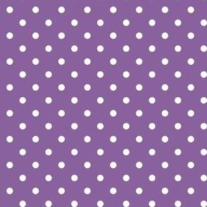 27 Orchid- Polka Dots- 1/4 inch- Dark- Petal Solids Coordinate- Purple Wallpaper- Purple- Violet- Lavender- Pastel Halloween