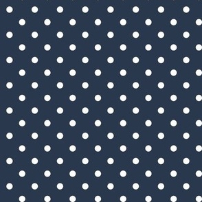 30 Navy- Polka Dots- 1/4 inch- Dark Blue- Petal Solids Coordinate- Faux Texture Wallpaper- Blue- Navy Blue- Indigo Blue