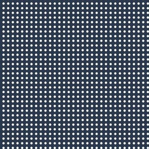 30 Navy- Polka Dots on Grid- 1/8 inch- Dark Blue- Petal Solids Coordinate- Faux Texture Wallpaper- Blue- Navy Blue- Indigo Blue
