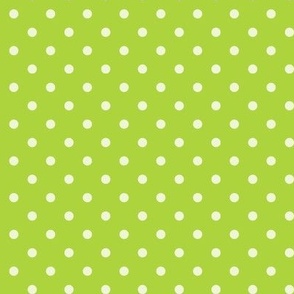 40 Lime Green- Polka Dots- 1/4 inch-  Petal Solids Coordinate- Dopamine Wallpaper- Bright Green- Light Green- Summer- Spring