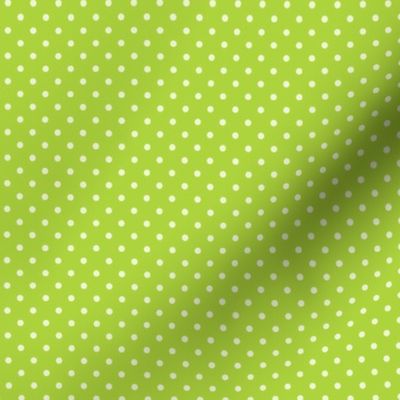 40 Lime Green- Polka Dots- 1/8 inch-  Petal Solids Coordinate- Dopamine Wallpaper- Bright Green- Light Green- Summer- Spring