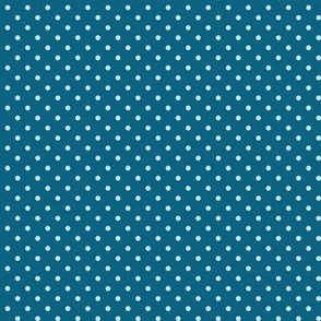 47 Peacock- Polka Dots- 1/8 inch- Petal Solids Coordinate- Bold Minimalist Wallpaper- Turquoise Blue- Aqua