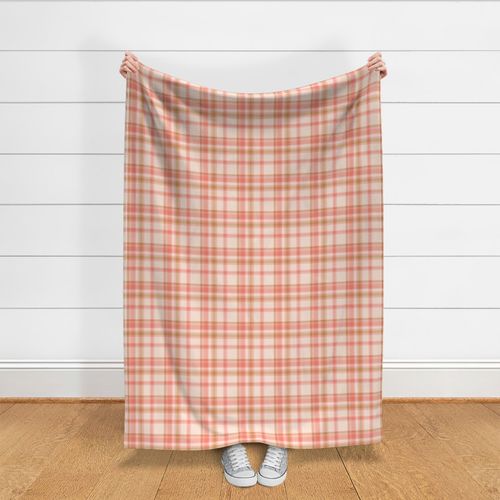 Medium Scale - Sweet as Strawberries Plaid Pink