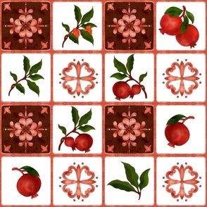 Tiles and pomegranates