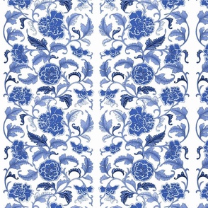 Antiqued And Reconstructed Blue And White Chinoiserie 4- Owen Jones - Examples of Chinese ornament selected from objects in the South Kensington Museum and other collections 1867-2