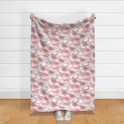 Airy Aviary Abstract - dusty pink 