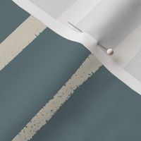 Petal slate blue gray solid with pearl white hand drawn horizontal stripe