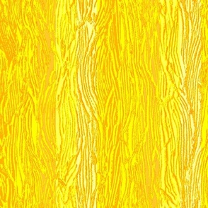 Highly textured bright colourful vertical stripes 12” repeat in Bright yellow buttery hues