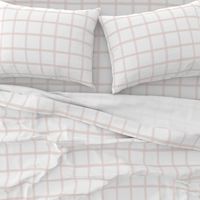 Jane Plaid SF Blush on White