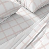 Jane Plaid SF Blush on White