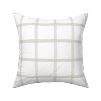 Jane Plaid Putty on White