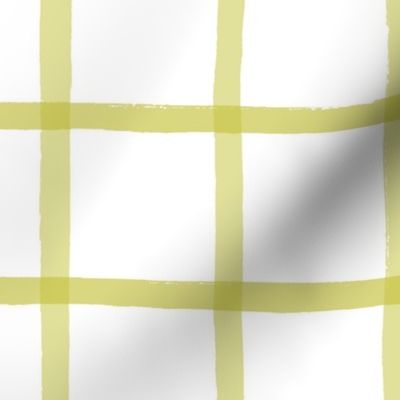 Jane Plaid Citron 3 on White