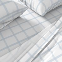 Jane Plaid SF Soft Blue on White