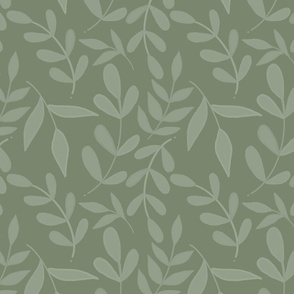 Hand Painted Leaves, Green Leaf, Botanical Decor, Green Wallpaper, Nature Inspired, Leaf Fabric, Organic Vibes, Modern Botanicals, Bohemian, Greenery, Modern Boho