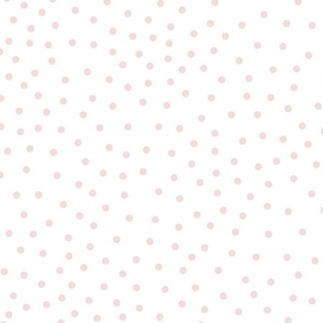 Butter and piglet light pink dots on white large