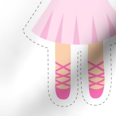 Cut and Sew Pink Ballerina _1 blue eyes