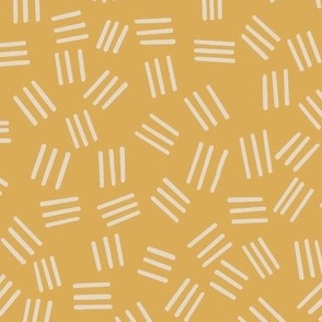 Hand Painted Yellow Dashes, Abstract Decor, Abstract Wallpaper, Abstract Fabric, Dash Pattern, Contemporary, Bohemian, Texture, Blender, Lines, Simple, Minimalist Yellow