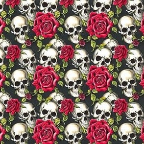 1304 - Skulls and Roses