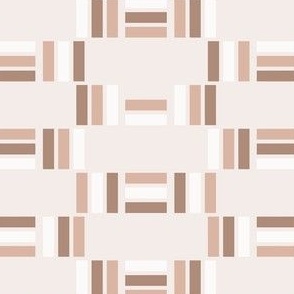 Small Minimalist Geometric Colour Blocks (Beige Pink)(5.25"/6")