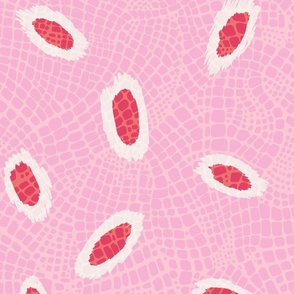 pink snake skin wallpaper scale