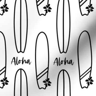 Aloha Surfboards - Black & White