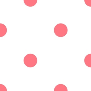Rosy Peach Polka Dots