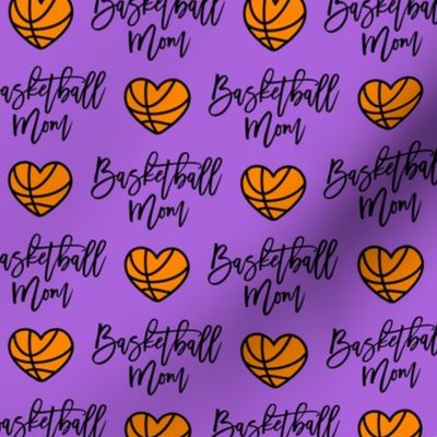 Basketball mom - purple - LAD23