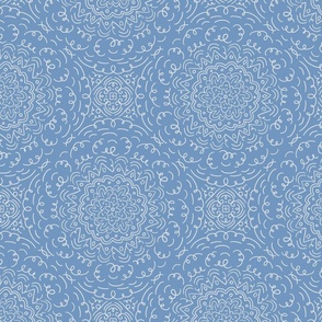 Pascoe Floral Mandala - Blue Small