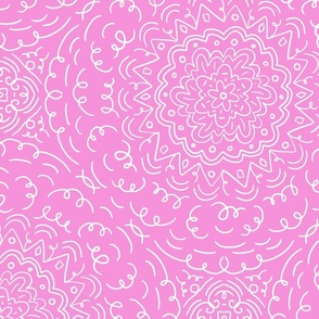 Pascoe Floral Mandala - Pink Large