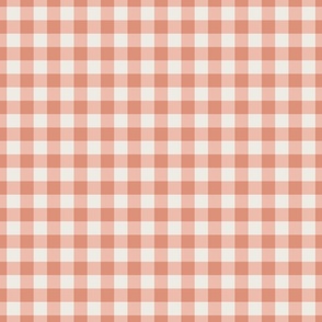 Small // Coral Gingham 