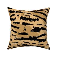 Abstract Tiger Skin Pattern  - Light Brown