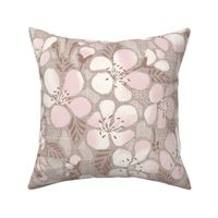 Sakura with East Fork Piglet pink- large scale - 18"x36" fabric / 24"x48" wallpaper