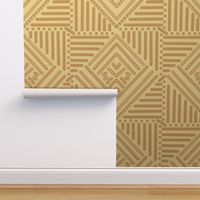 soft warm brown  geometric pattern on white - large scale