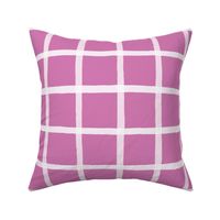 Reverse Jane Plaid White on Orchid