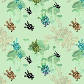 baby turtle pattern color 5