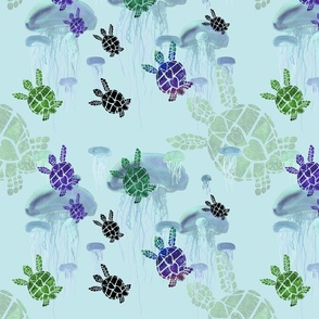 baby turtle pattern color 7