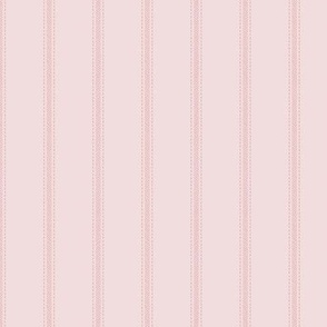 Ticking Stripe | Rose Pink | 1.2" Repeat
