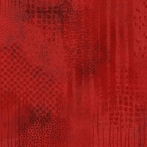 poppy red abstract texture - petal solids coordinate - red textured wallpaper and fabric