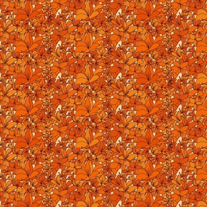Optimistic Flowers (10.5") - orange (ST2022OF)