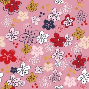 Kabuki Blossoms Pink