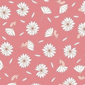 Loves Me Daisy Dot | Peachy Pink | Cottage