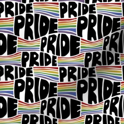 block print  pride rainbow lettering  || lgbtq lgbtqia stripes 