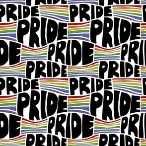 block print  pride rainbow lettering  || lgbtq lgbtqia stripes 