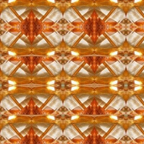 orange cut glass